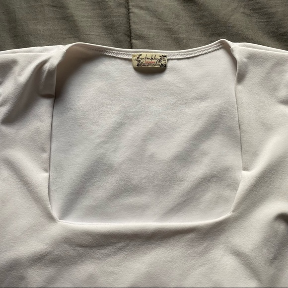 size xs francesca’s white body suit - Picture 2 of 4